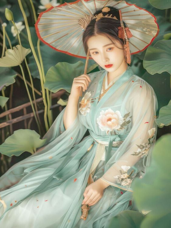 Produktbild: CALVENDO Puzzle Anmutige asiatische Frauen | 1000 Teile Lege-Gr&ouml;&szlig;e 64x48cm Foto-Puzzle f&uuml;r gl&uuml;ckliche Stunden