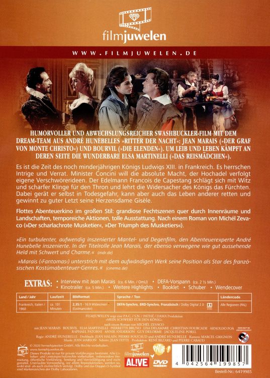 Produktbild: Mein Schwert f&uuml;r den K&ouml;nig (Filmjuwelen)