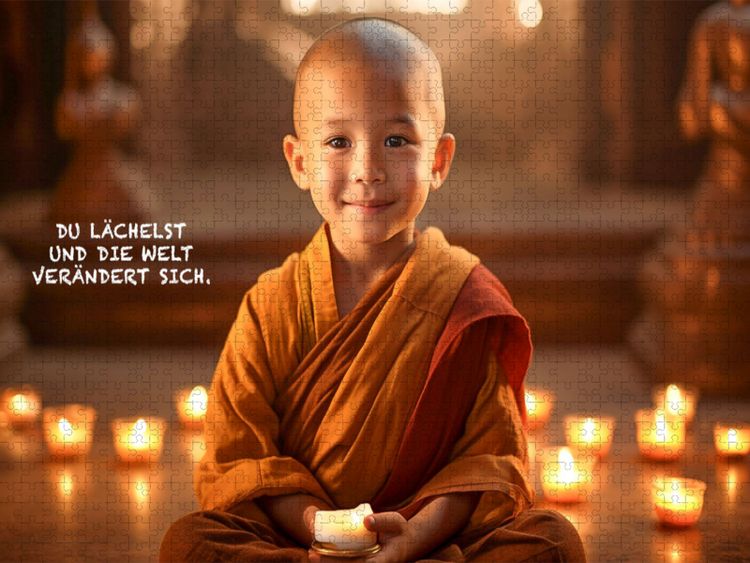 Produktbild: CALVENDO Puzzle Ein Motiv aus dem Kalender Buddhistische Spr&uuml;che | 1000 Teile Lege-Gr&ouml;&szlig;e 64x48cm Foto-Puzzle f&uuml;r gl&uuml;ckliche Stunden