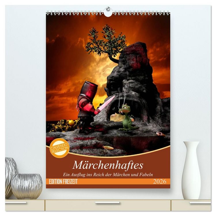 Produktbild: M&auml;rchenhaftes (hochwertiger Premium Wandkalender 2026 DIN A2 hoch), Kunstdruck in Hochglanz