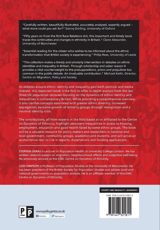 Produktbild: Ethnic identity and inequalities in Britain