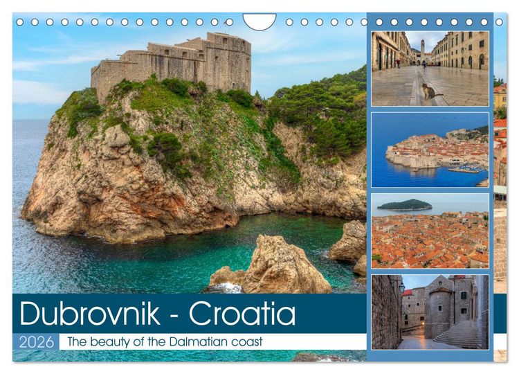 Produktbild: Dubrovnik - Croatia The beauty of the Dalmatian coast (Wall Calendar 2026 DIN A4 landscape), CALVENDO 12 Month Wall Calendar