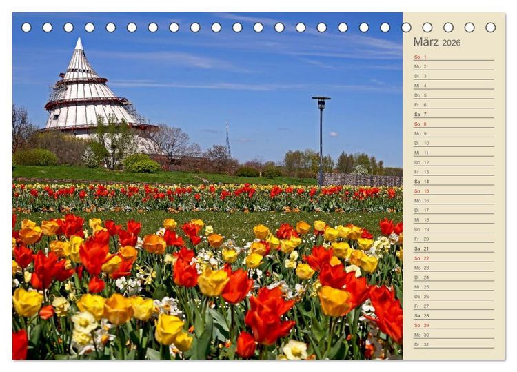 Produktbild: Magdeburg an der Elbe 2026 (Tischkalender 2026 DIN A5 quer), CALVENDO Monatskalender