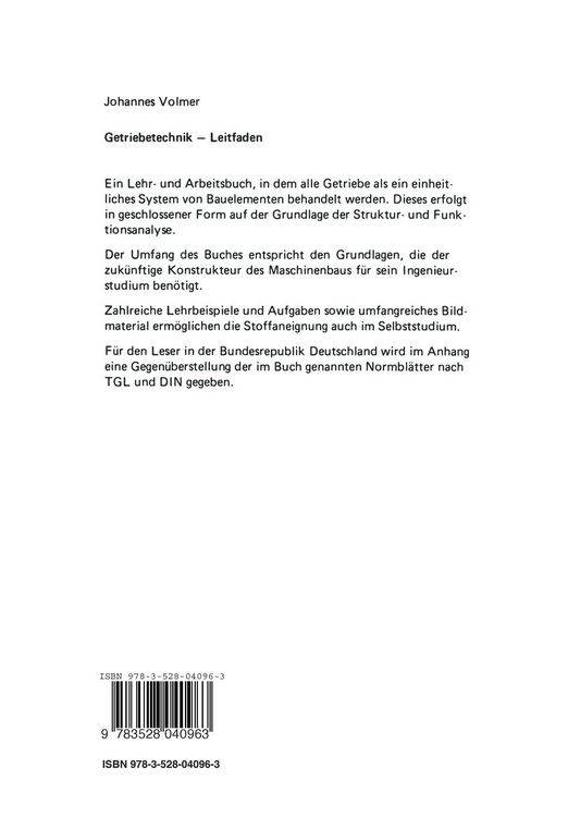 Produktbild: Getriebetechnik