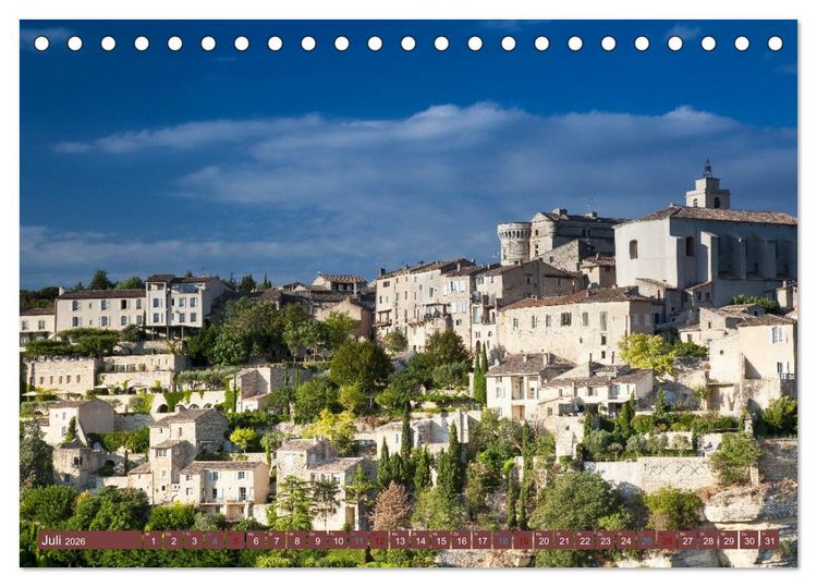 Produktbild: Frankreich. Ein Streifzug durch die D&ouml;rfer der franz&ouml;sischen Provence (Tischkalender 2026 DIN A5 quer), CALVENDO Monatskalender