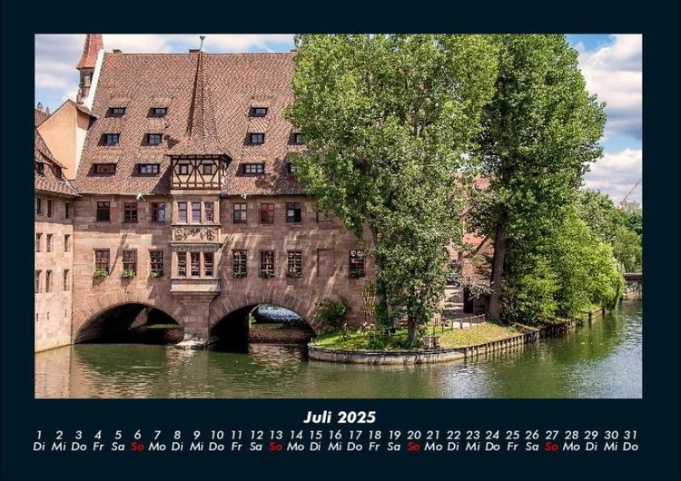 Produktbild: St&auml;dte aus Bayern 2025 Fotokalender DIN A4