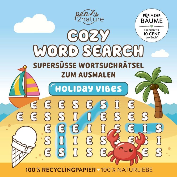 Produktbild: Cozy Word Search Holiday Vibes