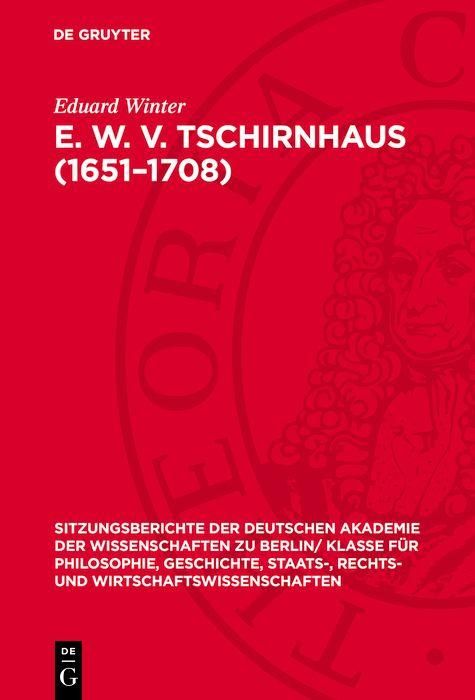 Produktbild: E. W. v. Tschirnhaus (1651-1708)