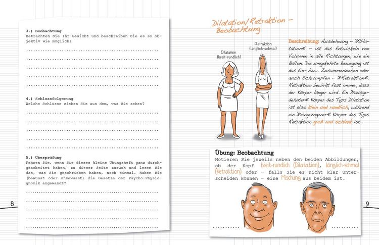 Produktbild: Das kleine &Uuml;bungsheft - Die Kunst, Gesichter zu lesen