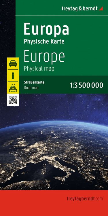 Produktbild: Freytag & berndt Stra&szlig;enkarte Europa physisch 1:3,5 Mio.
