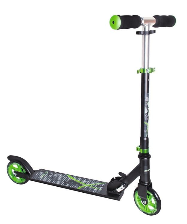 Produktbild: muuwmi Aluminium Scooter 125 mm schwarz-gr&uuml;n
