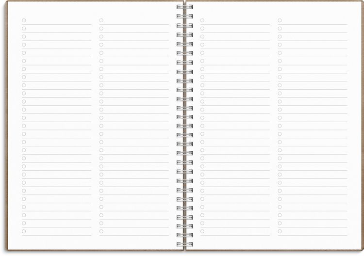 Produktbild: Kalender 26/27 Senator A5 Twist Braun