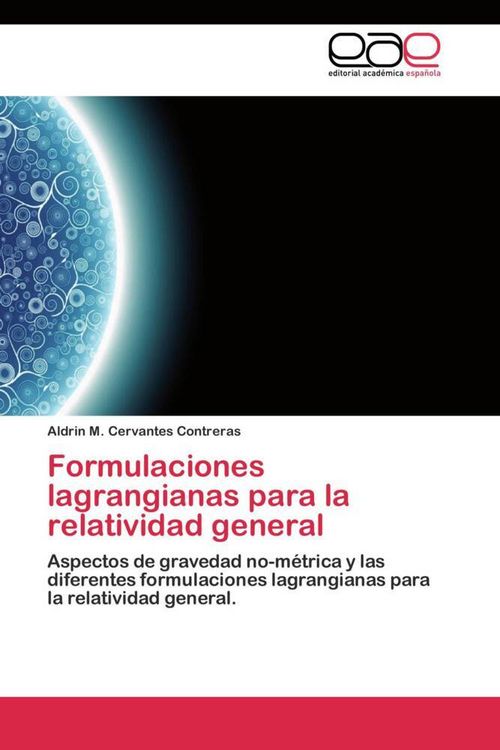 Produktbild: Formulaciones lagrangianas para la relatividad general