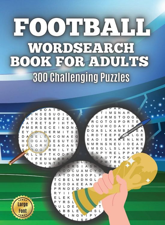 Produktbild: Football Wordsearch Book for Adults