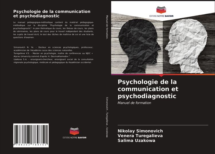 Produktbild: Psychologie de la communication et psychodiagnostic