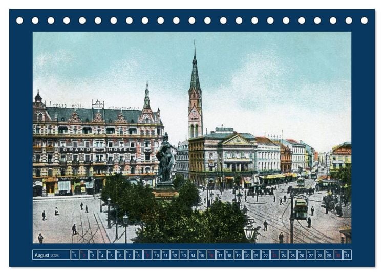 Produktbild: Historisches Berlin von 1888 bis 1918 (Tischkalender 2026 DIN A5 quer), CALVENDO Monatskalender