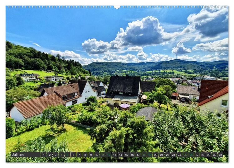 Produktbild: Sch&ouml;nes Biedenkopf Luftkurort in Hessen (hochwertiger Premium Wandkalender 2026 DIN A2 quer), Kunstdruck in Hochglanz