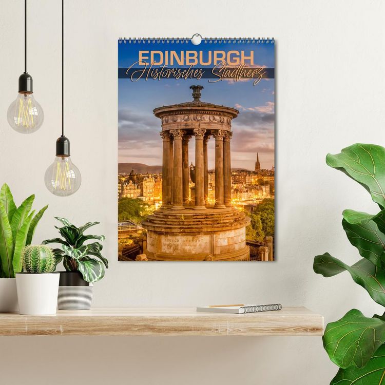 Produktbild: EDINBURGH Historisches Stadtherz (Wandkalender 2026 DIN A3 hoch), CALVENDO Monatskalender
