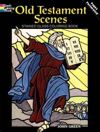 Produktbild: Green, J: Old Testament Scenes Stained Glass Coloring Book