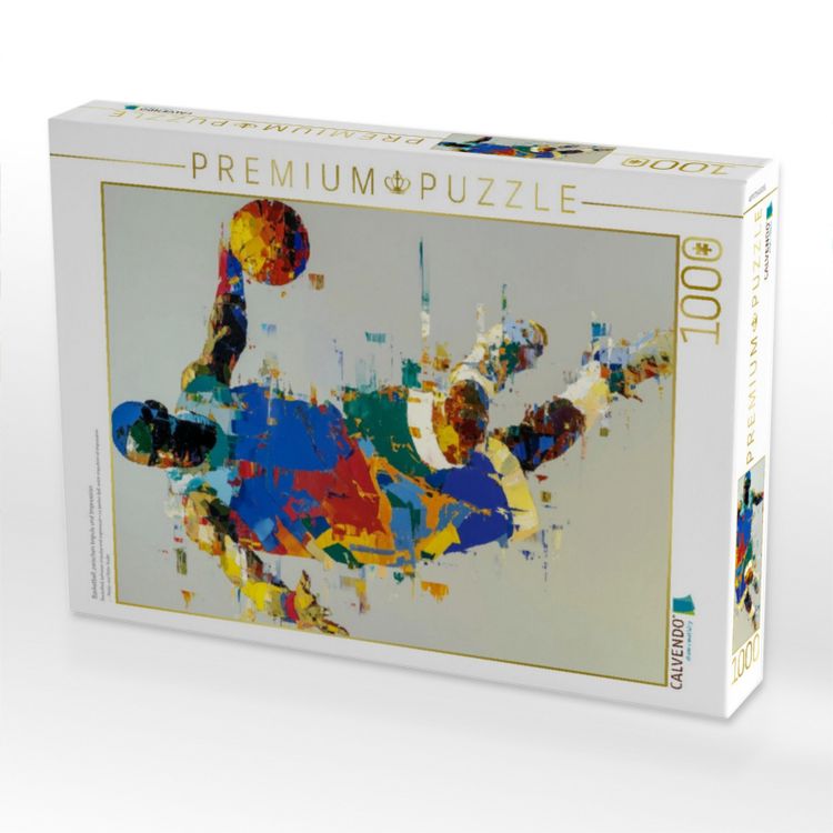 Produktbild: CALVENDO Puzzle Basketball, zwischen Impuls und Impression | 1000 Teile Lege-Gr&ouml;&szlig;e 64x48cm Foto-Puzzle f&uuml;r gl&uuml;ckliche Stunden