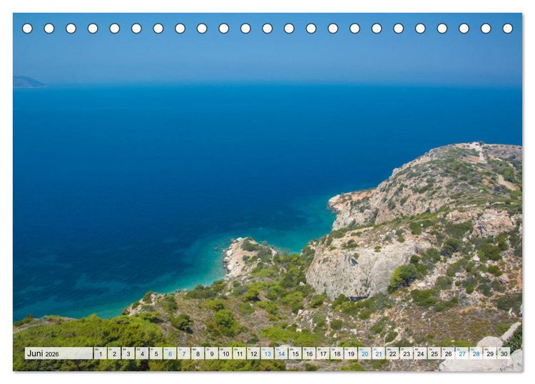 Produktbild: Rhodos - Traumhafter S&uuml;den (Tischkalender 2026 DIN A5 quer), CALVENDO Monatskalender