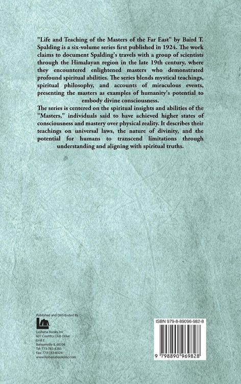 Produktbild: Life And Teaching of Masters from Far East