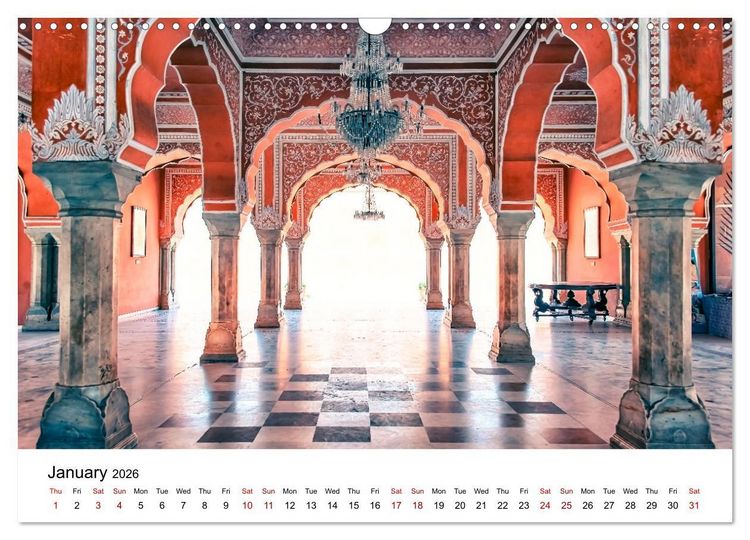 Produktbild: Wonderful India (Wall Calendar 2026 DIN A3 landscape), CALVENDO 12 Month Wall Calendar