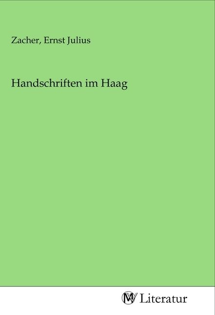 Produktbild: Handschriften im Haag