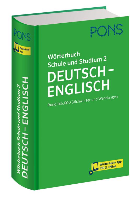 Produktbild: PONS W&ouml;rterbuch Schule und Studium Deutsch - Englisch, Band 2