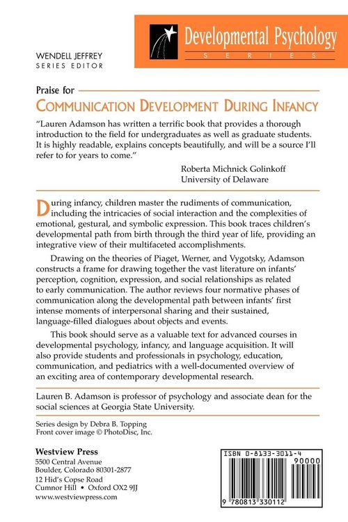 Produktbild: Communication Development During Infancy