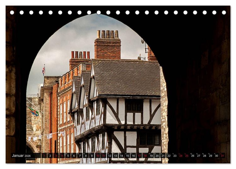 Produktbild: England - Faszinierende Kulturlandschaften (Tischkalender 2026 DIN A5 quer), CALVENDO Monatskalender