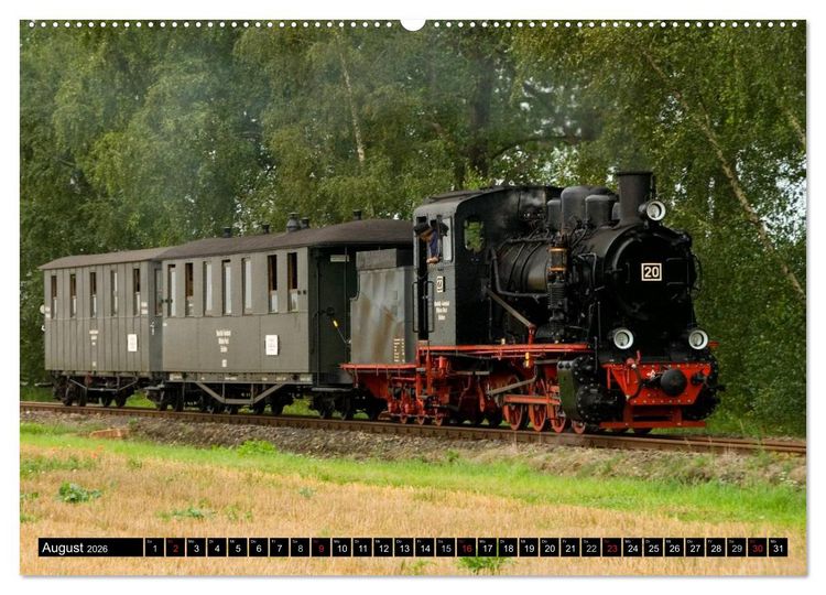 Produktbild: Schmalspurbahnen in Sachsen Anhalt (Wandkalender 2026 DIN A2 quer), CALVENDO Monatskalender