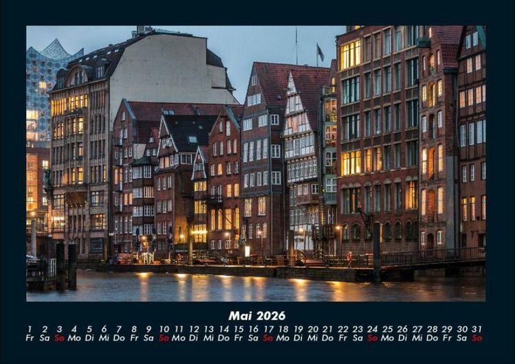 Produktbild: Hamburg 2026 Fotokalender DIN A4