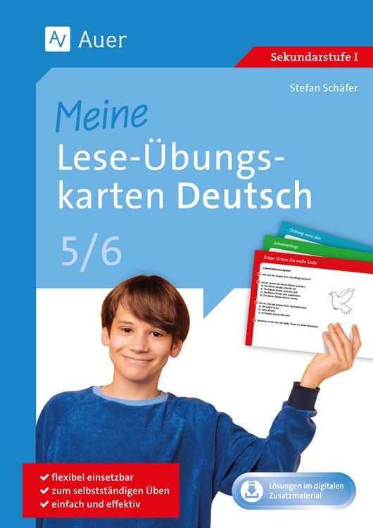 Produktbild: Meine Lese-&Uuml;bungskarten Deutsch 5-6