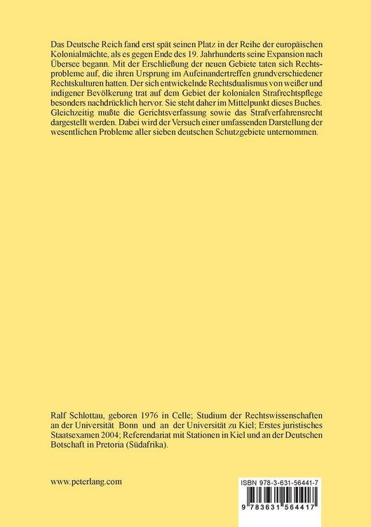Produktbild: Deutsche Kolonialrechtspflege