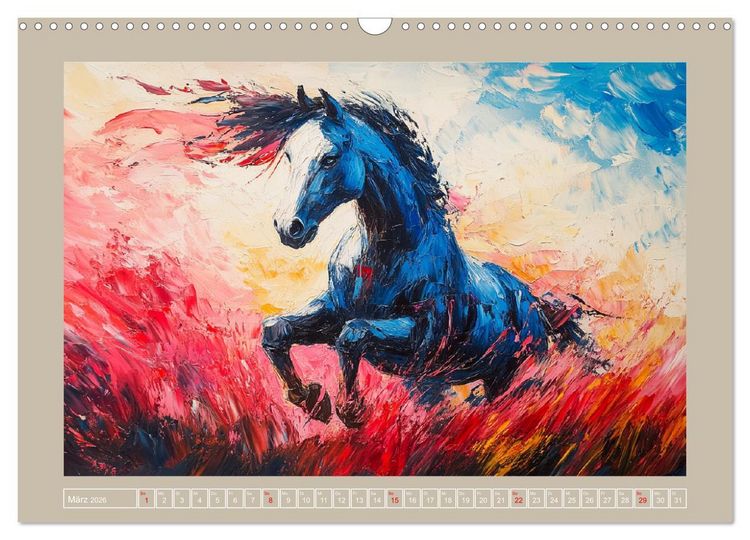 Produktbild: Wilde Sch&ouml;nheiten. Ein Jahr mit majest&auml;tischen Tieren (Wandkalender 2026 DIN A3 quer), CALVENDO Monatskalender