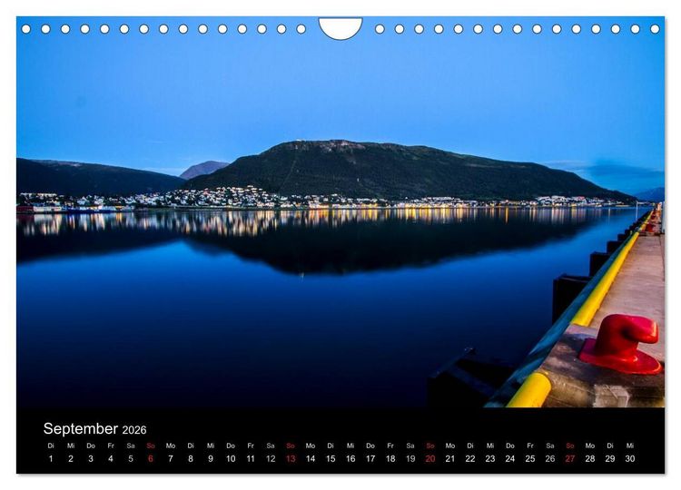 Produktbild: Erlebnis Norwegen: Narvik bis Troms&oslash; (Wandkalender 2026 DIN A4 quer), CALVENDO Monatskalender