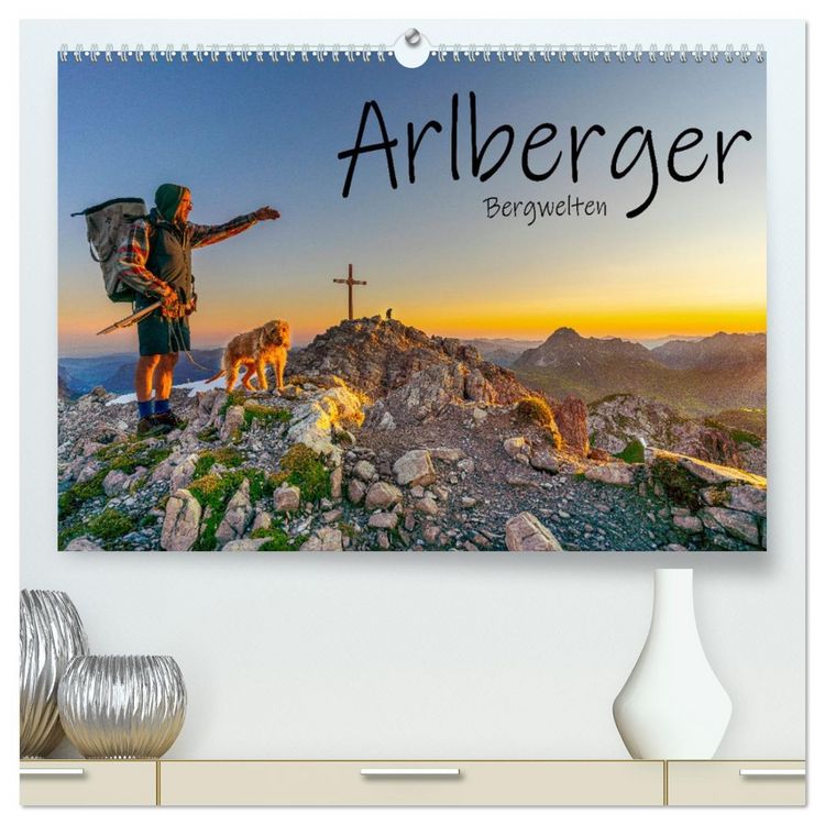 Produktbild: Arlberger Bergwelten (hochwertiger Premium Wandkalender 2026 DIN A2 quer), Kunstdruck in Hochglanz