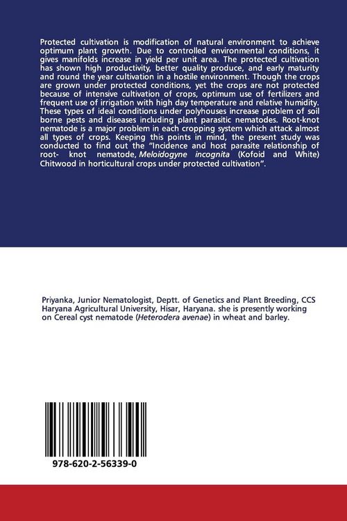 Produktbild: Host Parasite Relationship of Root- knot Nematode in Polyhouse