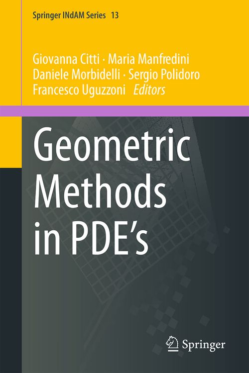 Produktbild: Geometric Methods in PDE&rsquo;s