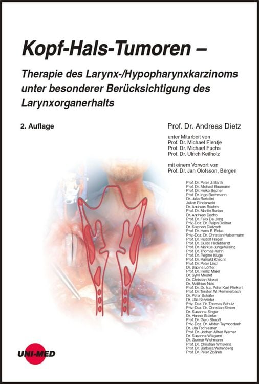 Produktbild: Kopf-Hals-Tumoren - Therapie des Larynx-/Hypopharynxkarzinoms unter besonderer Ber&uuml;cksichtigung des Larynxorganerhalts