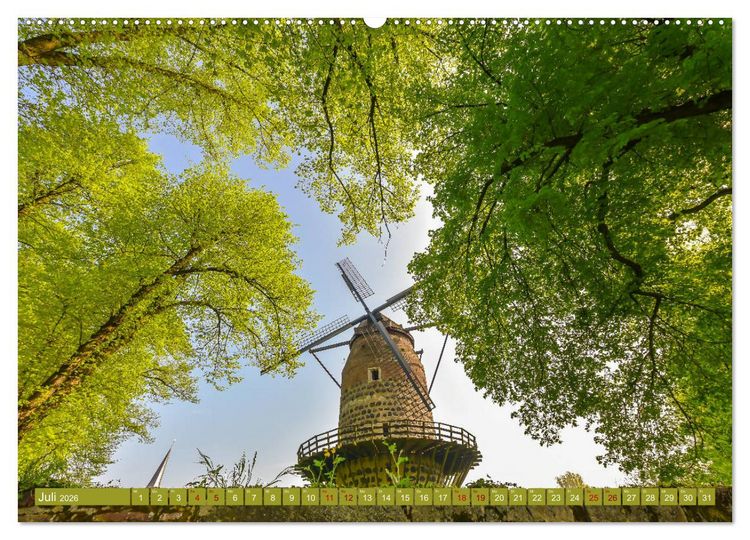 Produktbild: Romantischer Rhein-Kreis Neuss (hochwertiger Premium Wandkalender 2026 DIN A2 quer), Kunstdruck in Hochglanz