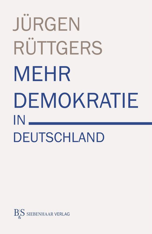 Produktbild: Mehr Demokratie in Deutschland