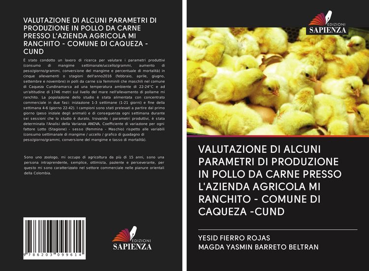 Produktbild: Valutazione Di Alcuni Parametri Di Produzione in Pollo Da Carne Presso L'azienda Agricola Mi Ranchito - Comune Di Caqueza -Cund