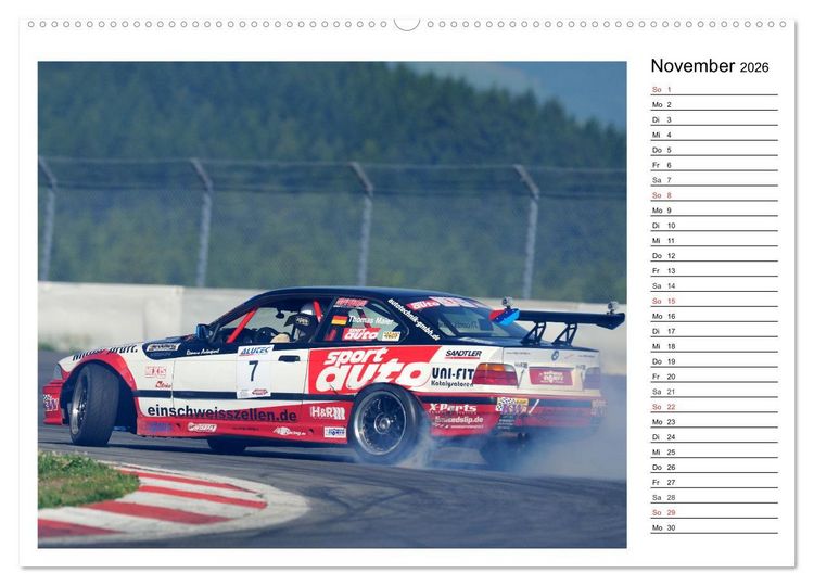 Produktbild: Faszination Motorsport am N&uuml;rburgring (Wandkalender 2026 DIN A2 quer), CALVENDO Monatskalender