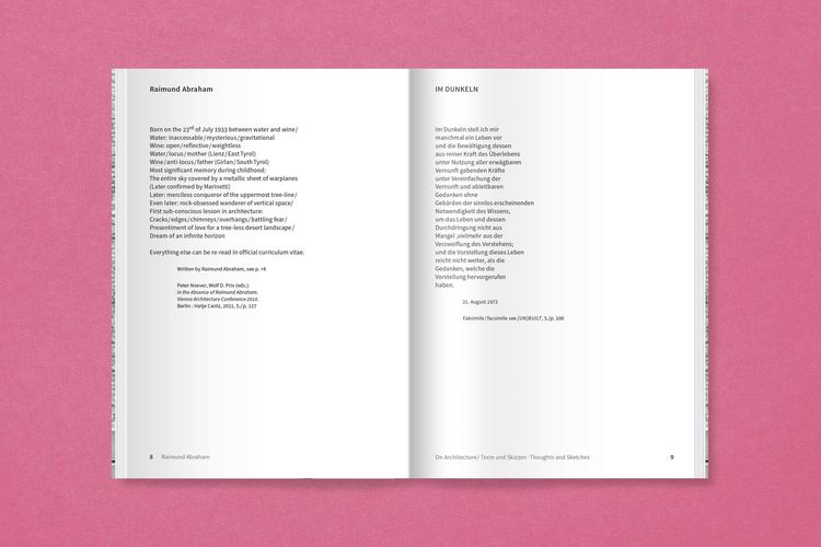 Produktbild: Raimund Abraham: On Architecture