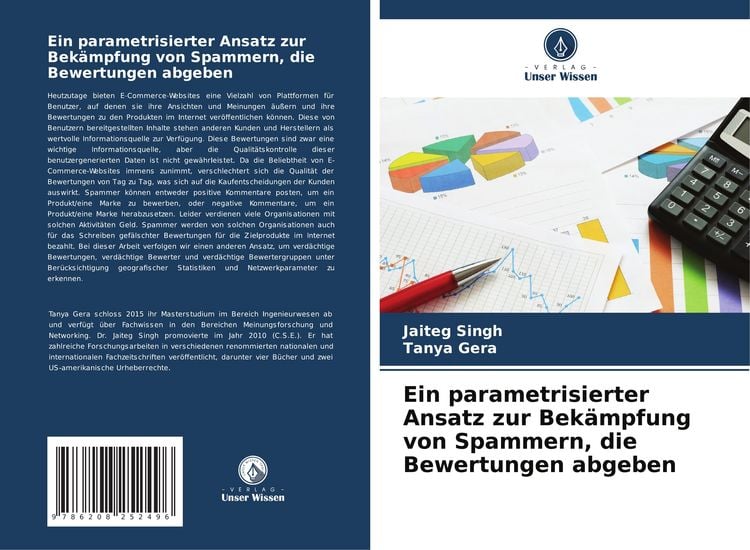 Produktbild: Ein parametrisierter Ansatz zur Bek&auml;mpfung von Spammern, die Bewertungen abgeben