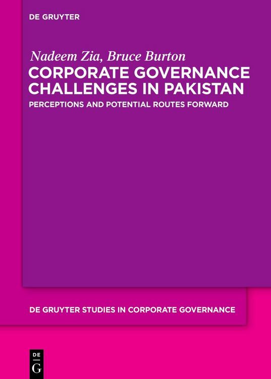 Produktbild: Corporate Governance Challenges in Pakistan