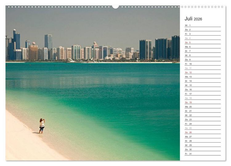 Produktbild: Skylines weltweit (Wandkalender 2026 DIN A2 quer), CALVENDO Monatskalender