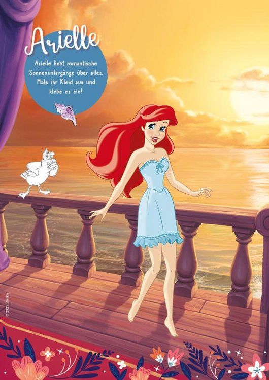 Produktbild: Disney Prinzessin: Mein Styling-Spa&szlig; mit Stickern zum Ausmalen - Stickern - Malen - Stylen